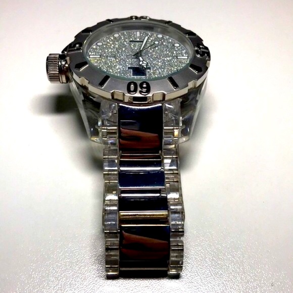 ⭐️HP⭐️ SK TIME Silver Austrian Rhinestones Fashion Watch - Picture 7 of 17